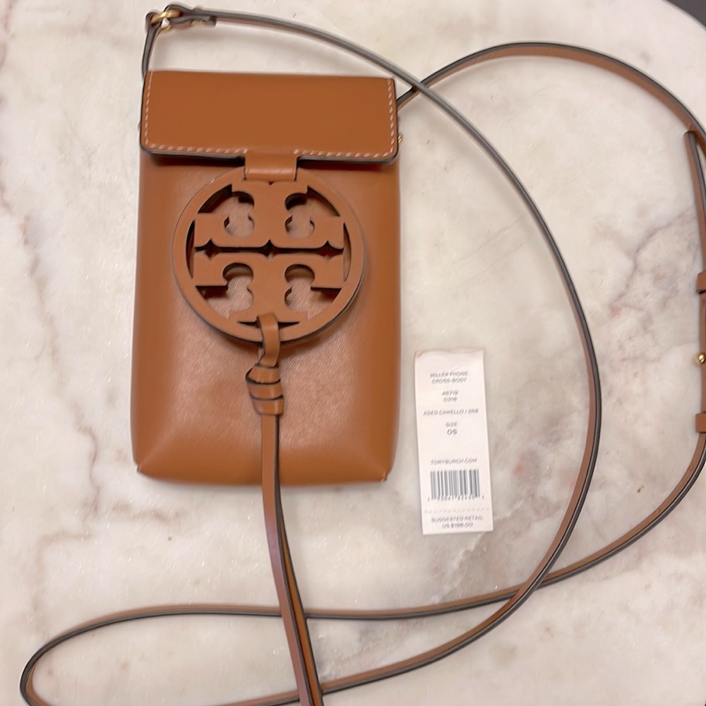 Tory Burch camel crossbody